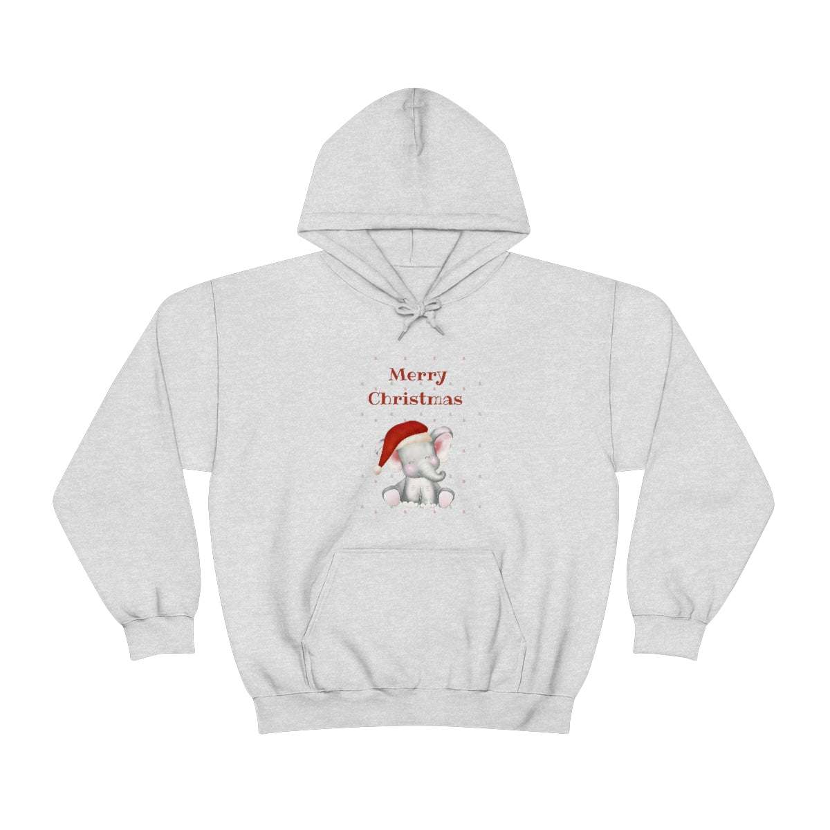 Cute Christmas Elephant Unisex Heavy Blend™ Hooded Sweatshirt