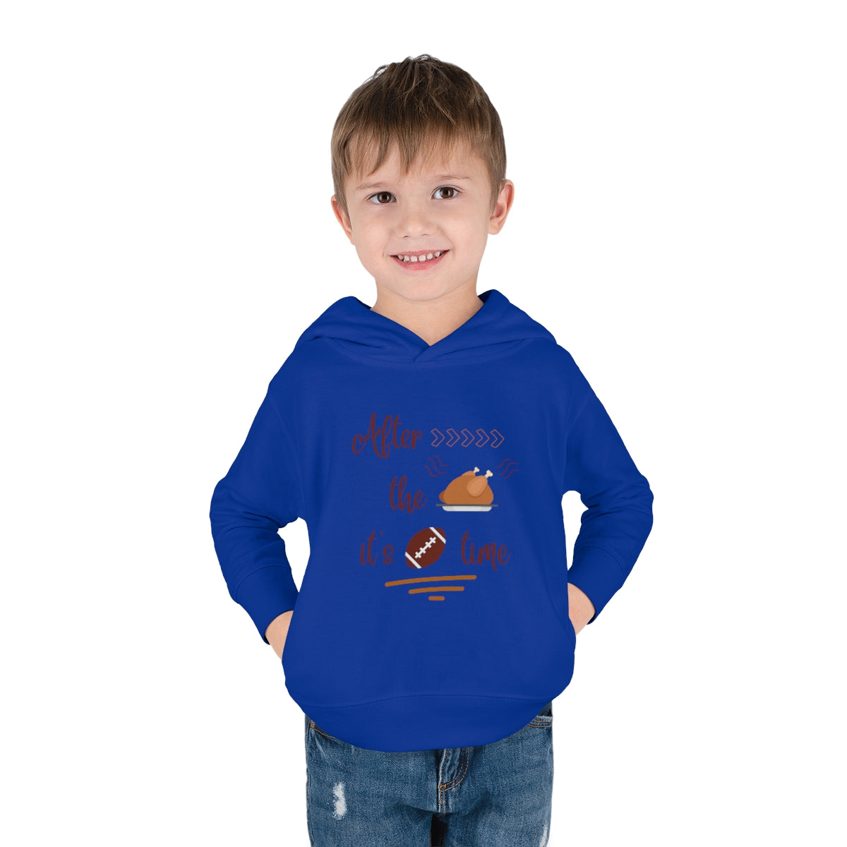 It's Game Time Toddler Pullover Fleece Hoodie