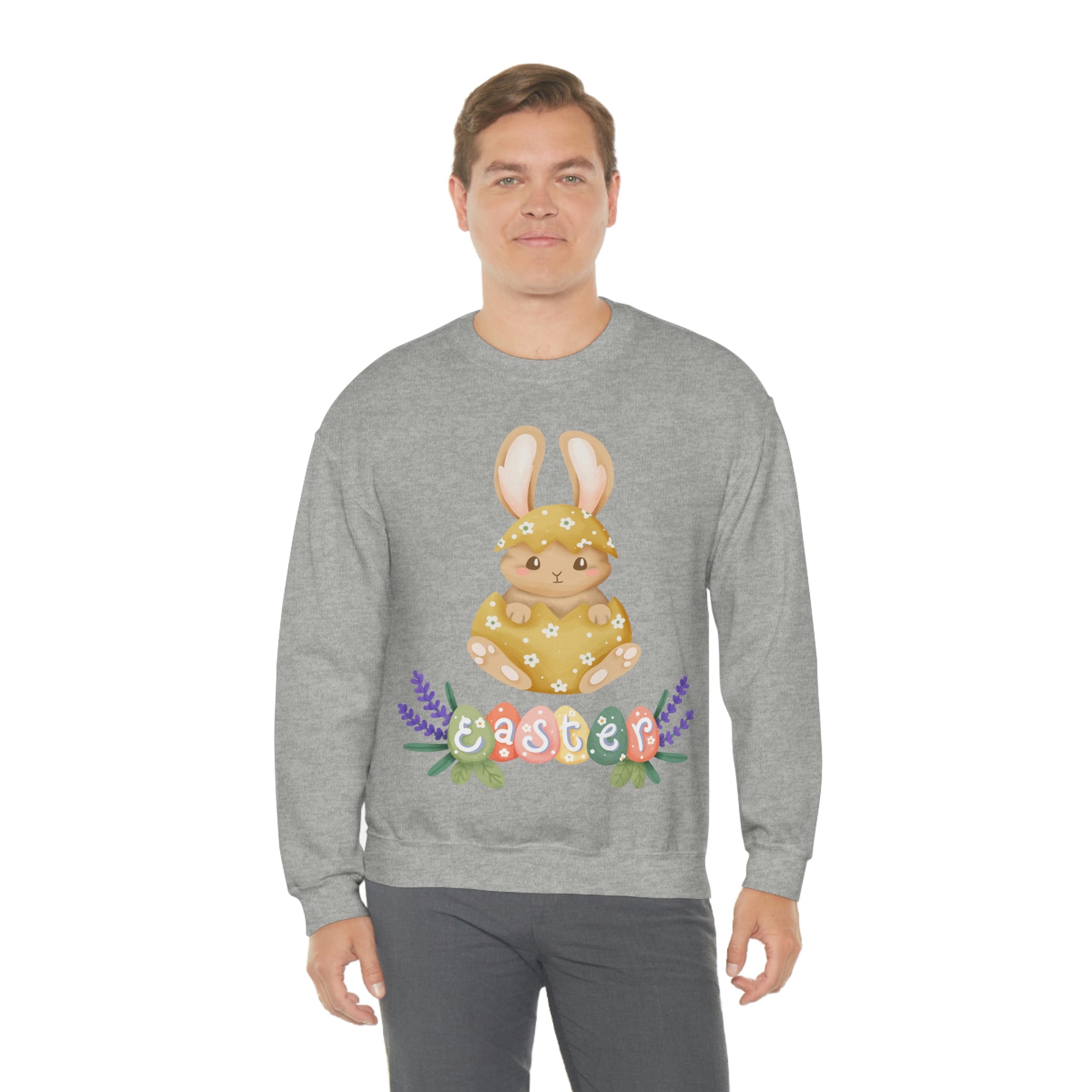 Easter Hunt Is On Unisex Heavy Blend™ Crewneck Sweatshirt