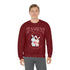 The I Love Her U & Me Unisex Heavy Blend™ Crewneck Sweatshirt