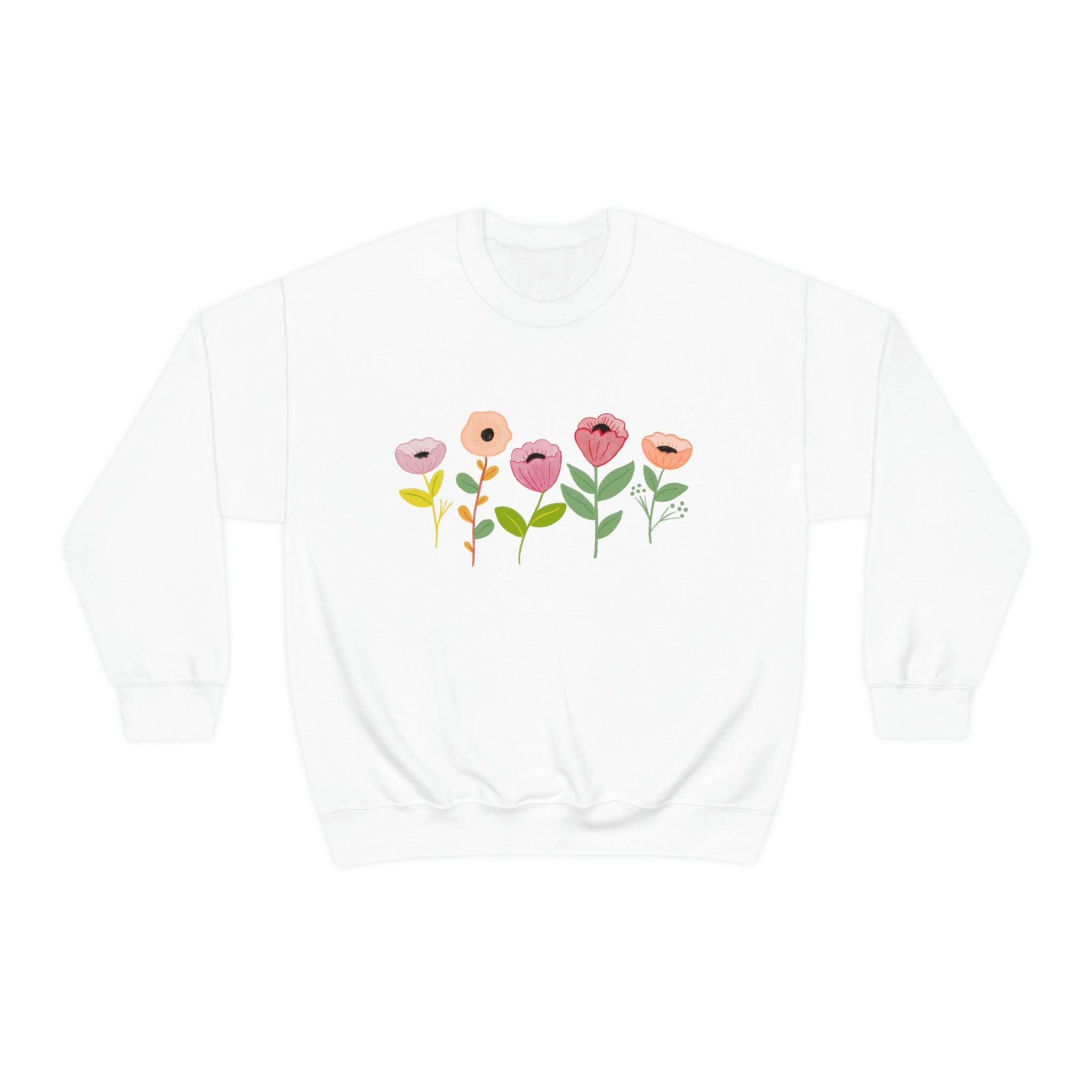 Spring Flowers Unisex Heavy Blend™ Crewneck Sweatshirt