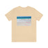 White Sands Blue Ocean Unisex Jersey Short Sleeve Tee