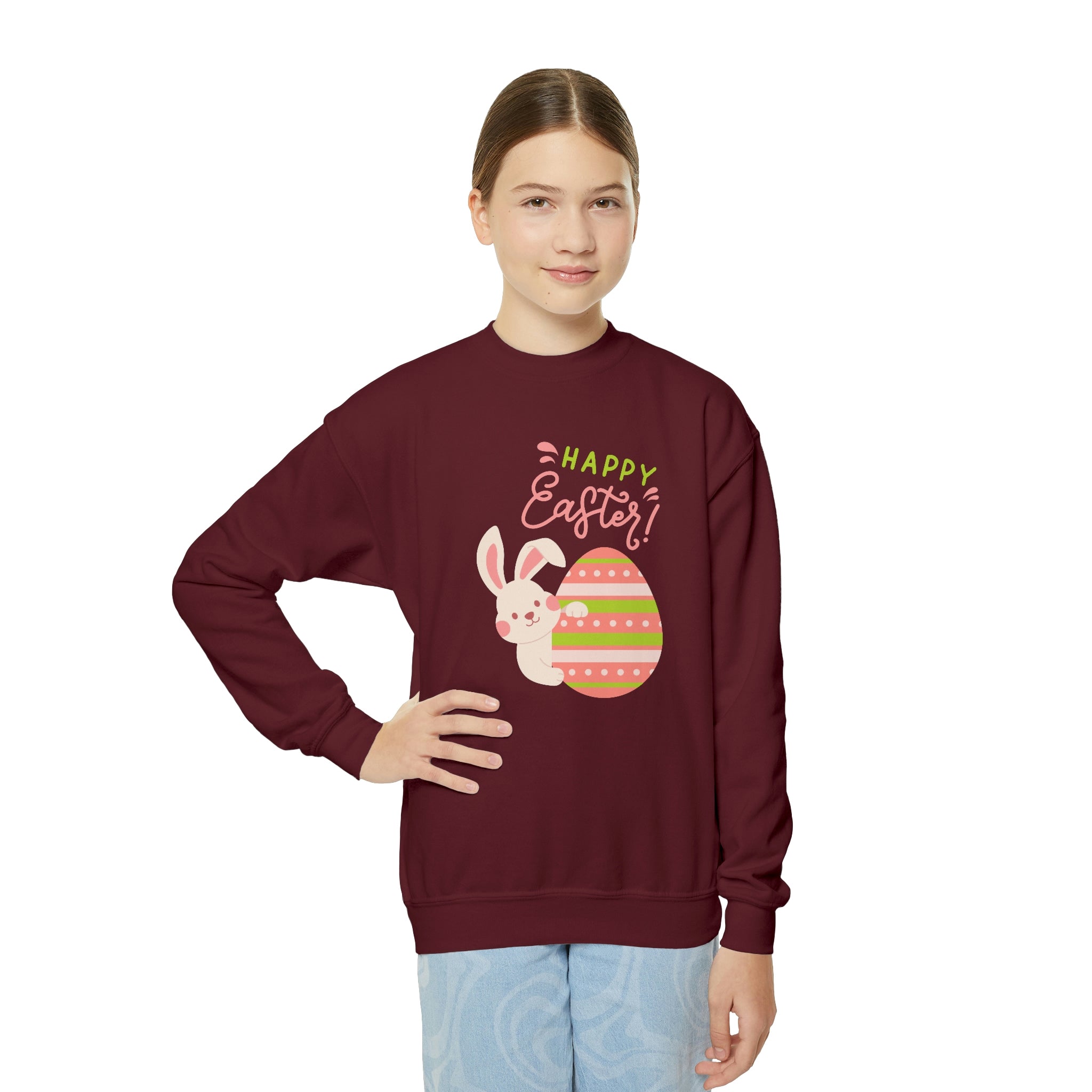 Easter Egg Youth Crewneck Sweatshirt