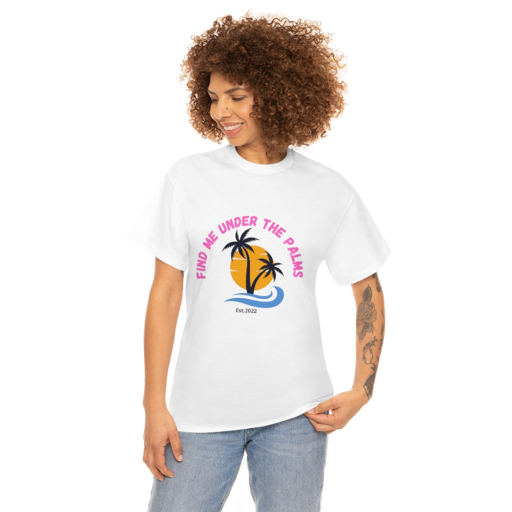 Find Under The Palms Unisex Heavy Cotton Tee