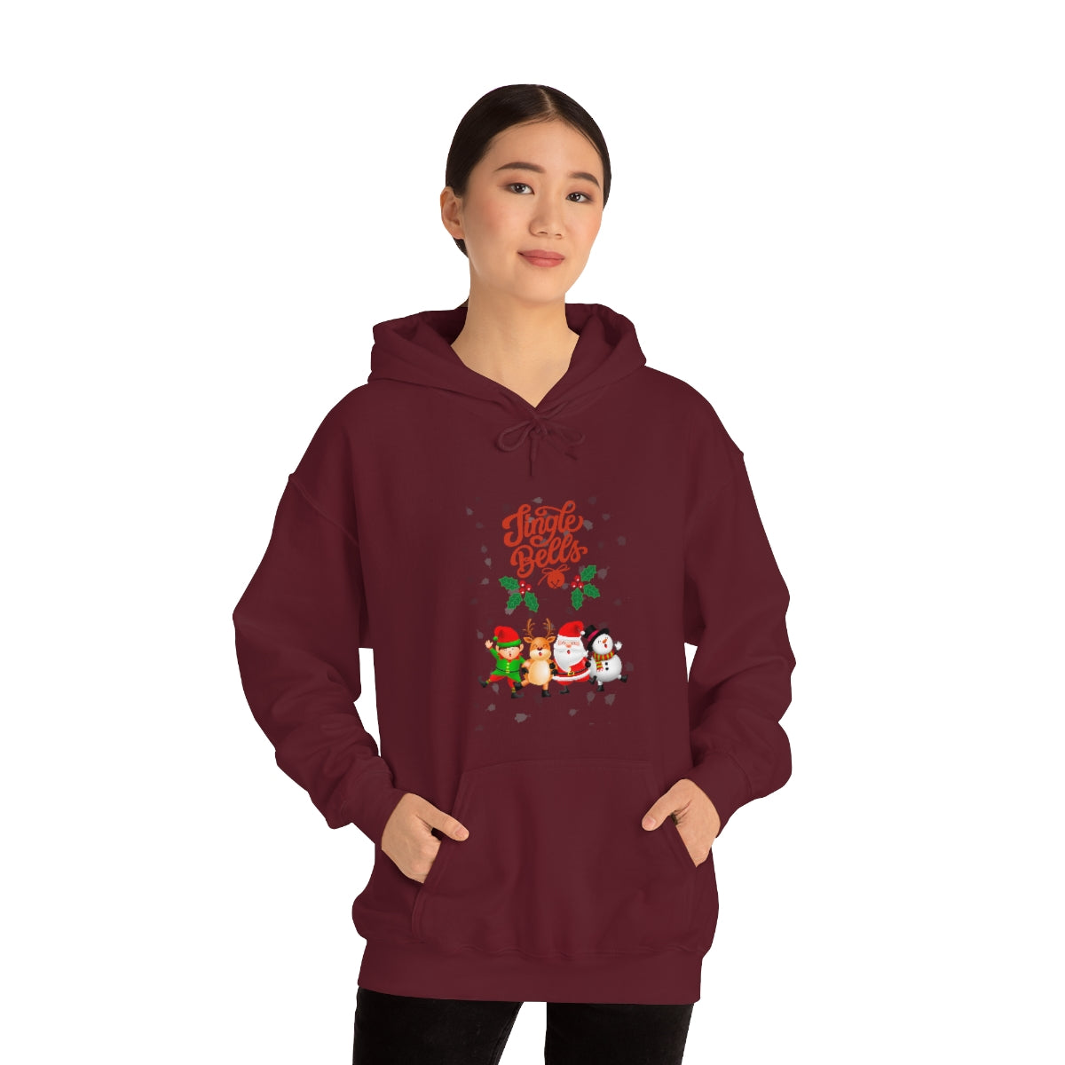 Jingle Bells Unisex Heavy Blend™ Hooded Sweatshirt