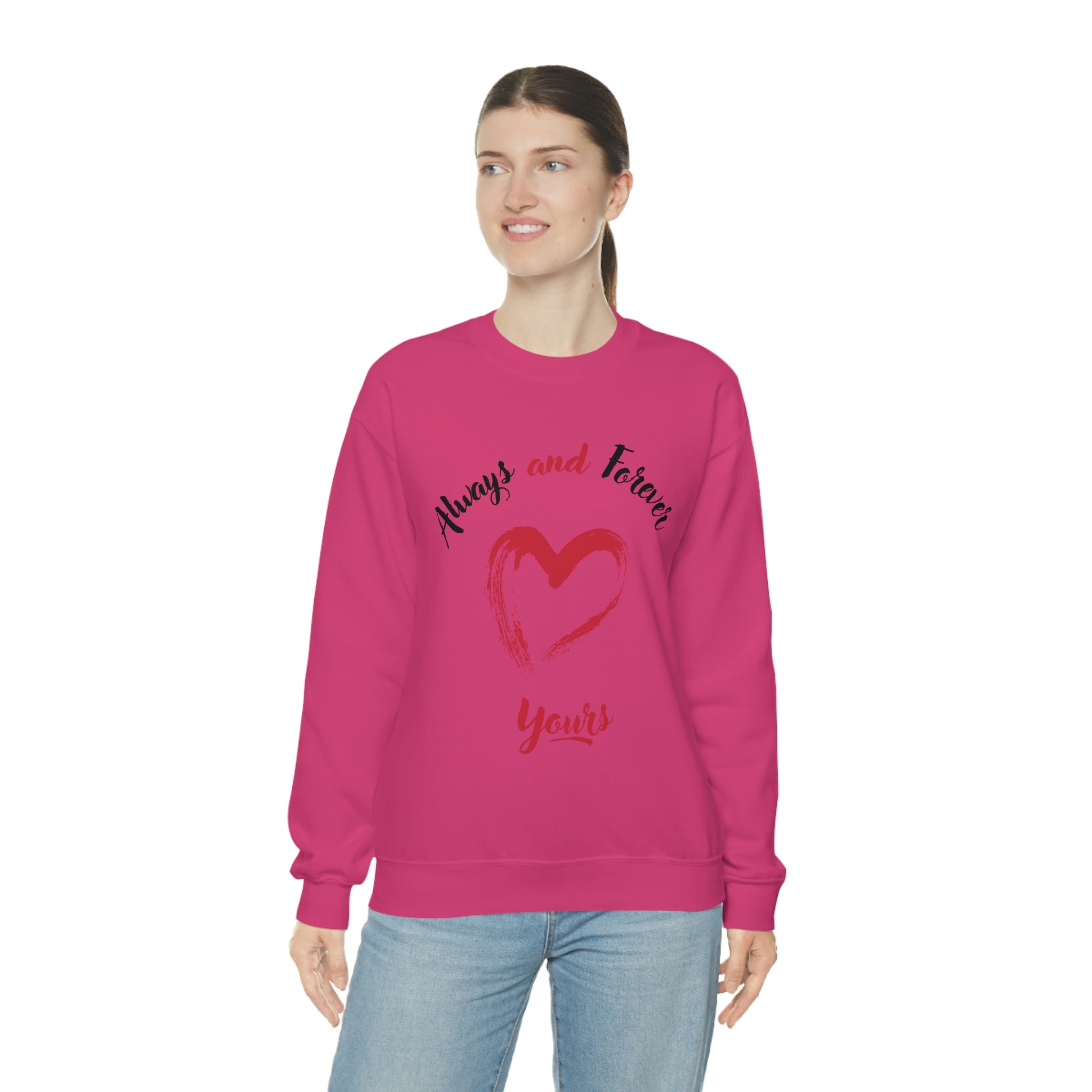 Always And Forever Yours Unisex Heavy Blend™ Crewneck Sweatshirt