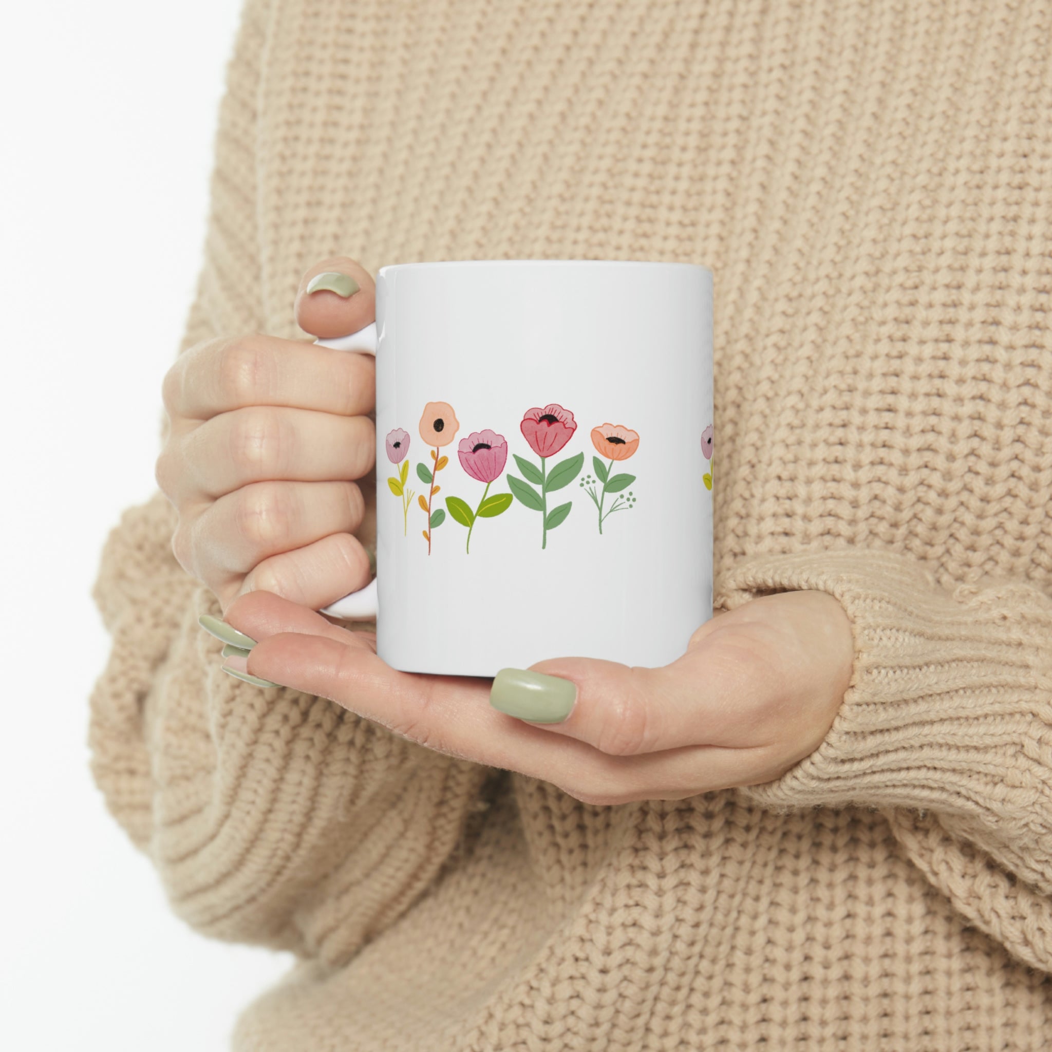 Spring Flowers Ceramic Mug 11oz