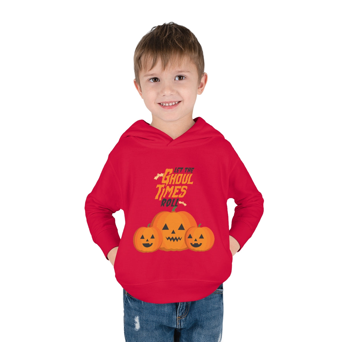 Let The Ghoul Times Roll Toddler Pullover Fleece Hoodie