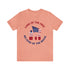 Memorial Day Land Of The Free Unisex Jersey Short Sleeve Tee