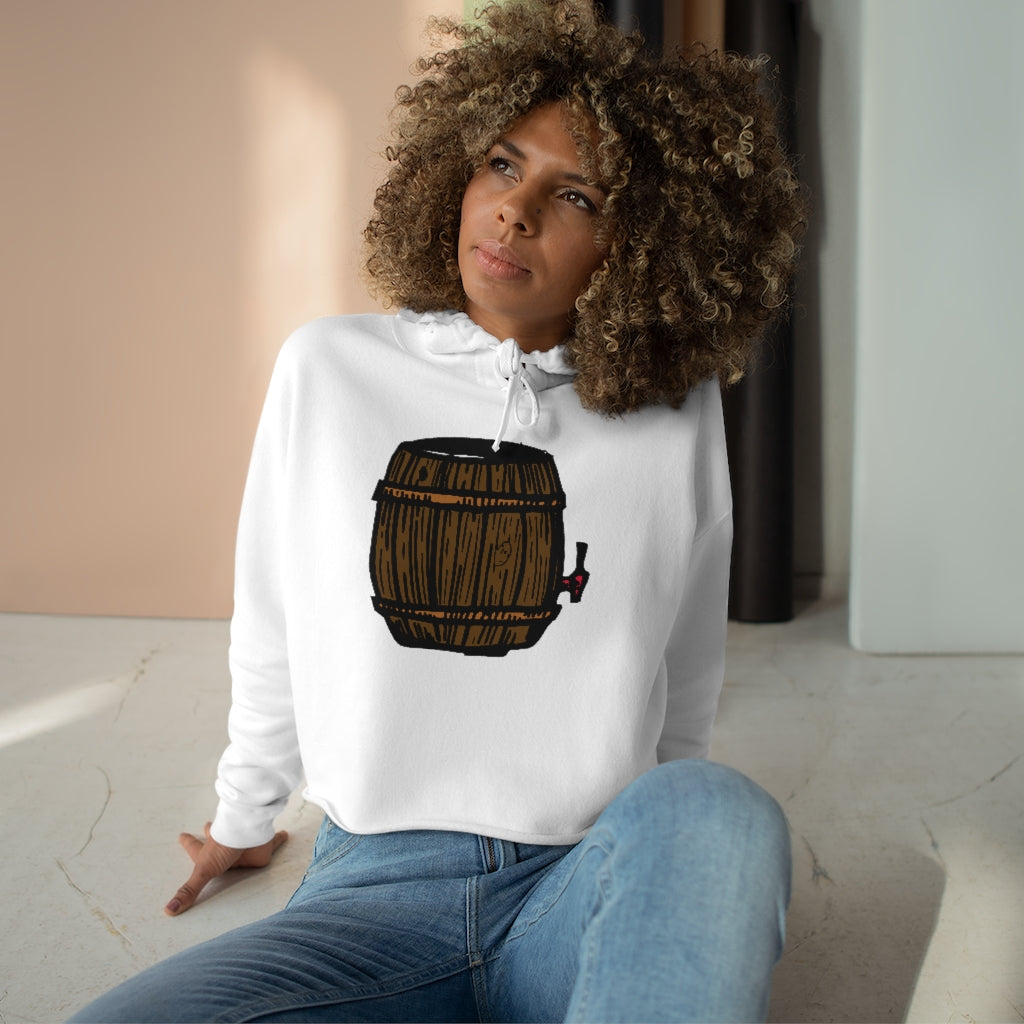 Old Barrel Bear Crop Hoodie