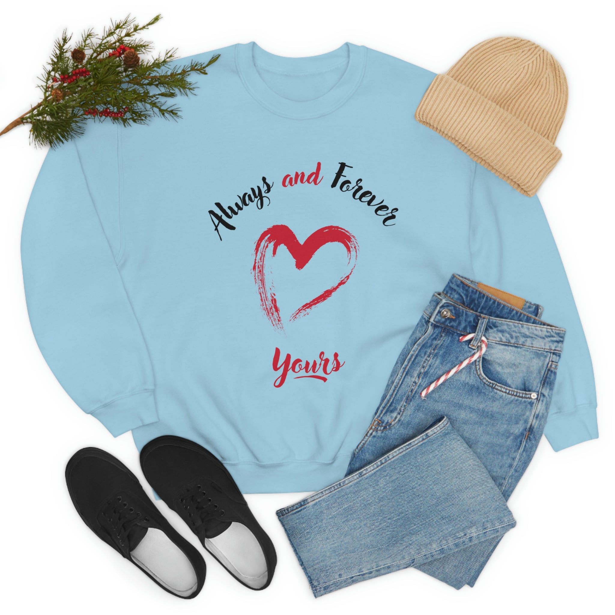 Always And Forever Yours Unisex Heavy Blend™ Crewneck Sweatshirt