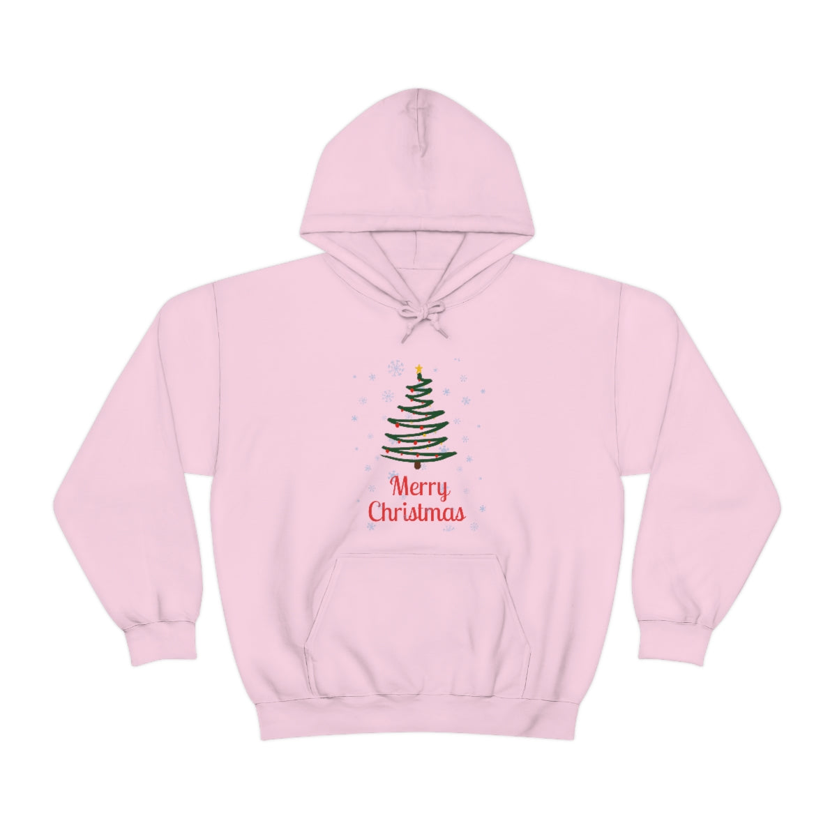 Merry Christmas Tree Unisex Heavy Blend™ Hooded Sweatshirt