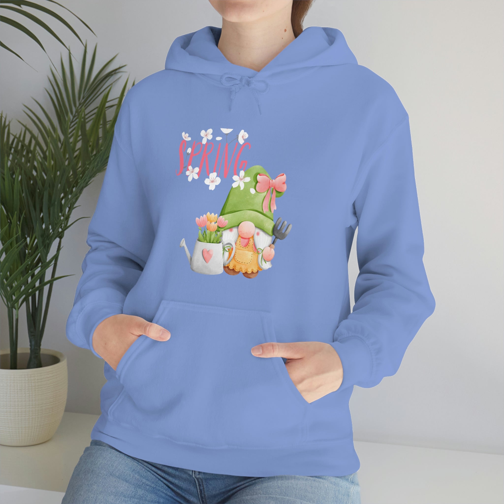 Gnome Happy Spring Unisex Heavy Blend™ Hooded Sweatshirt