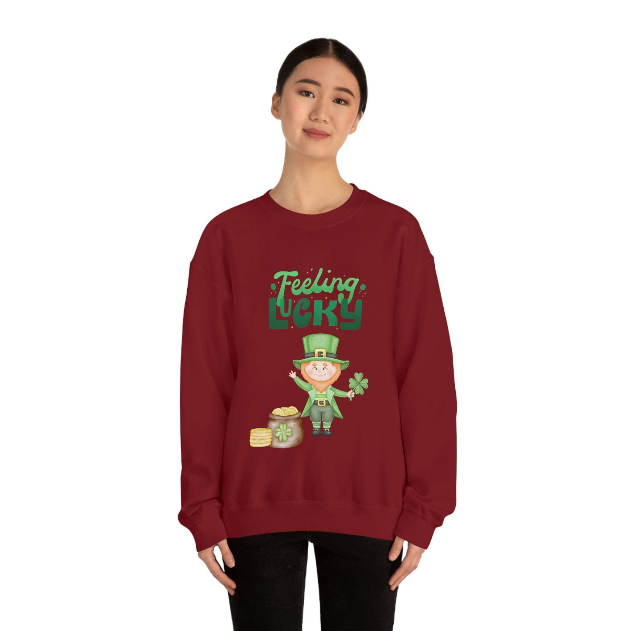 Feeling Lucky Unisex Heavy Blend™ Crewneck Sweatshirt