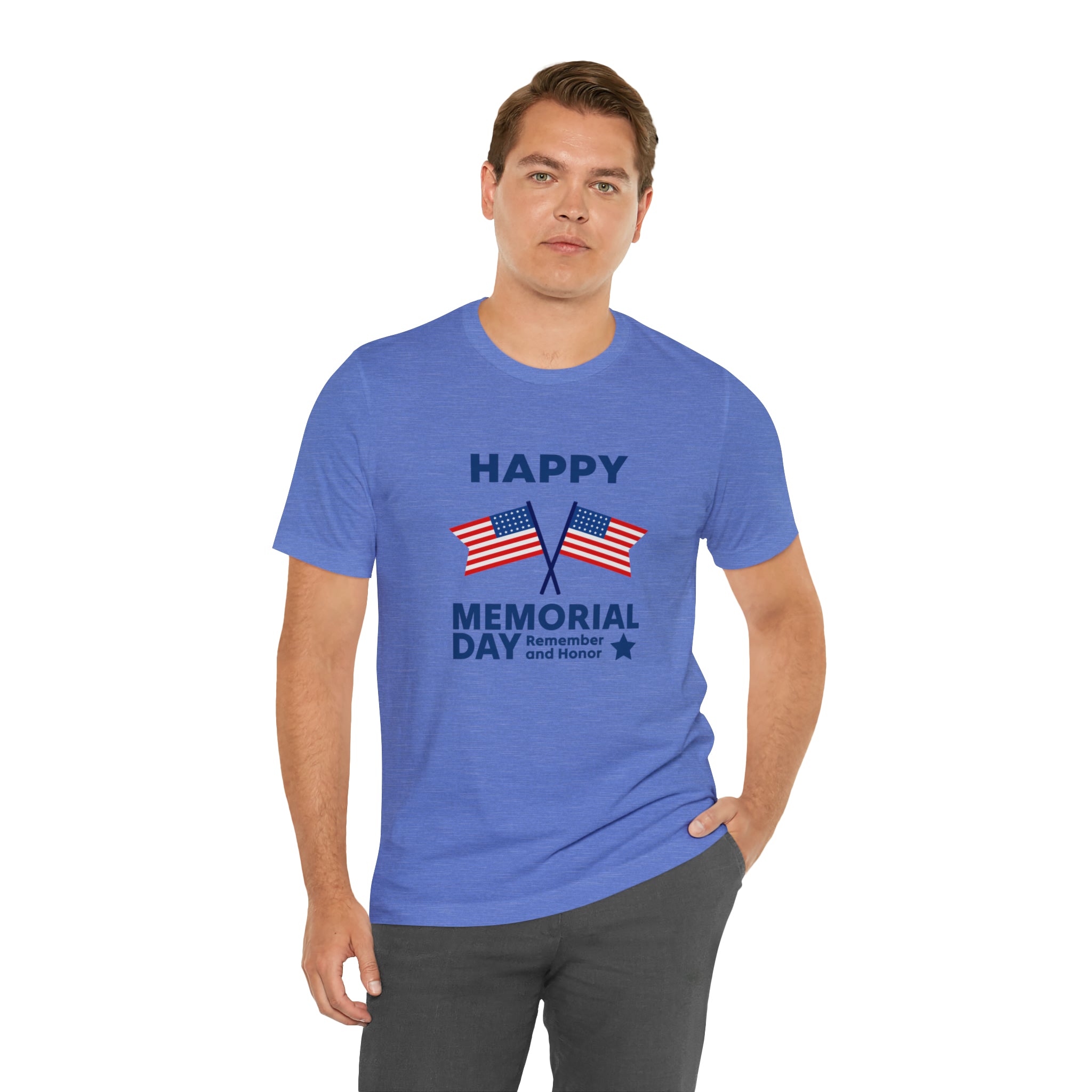 Happy Memorial Day Unisex Jersey Short Sleeve Tee