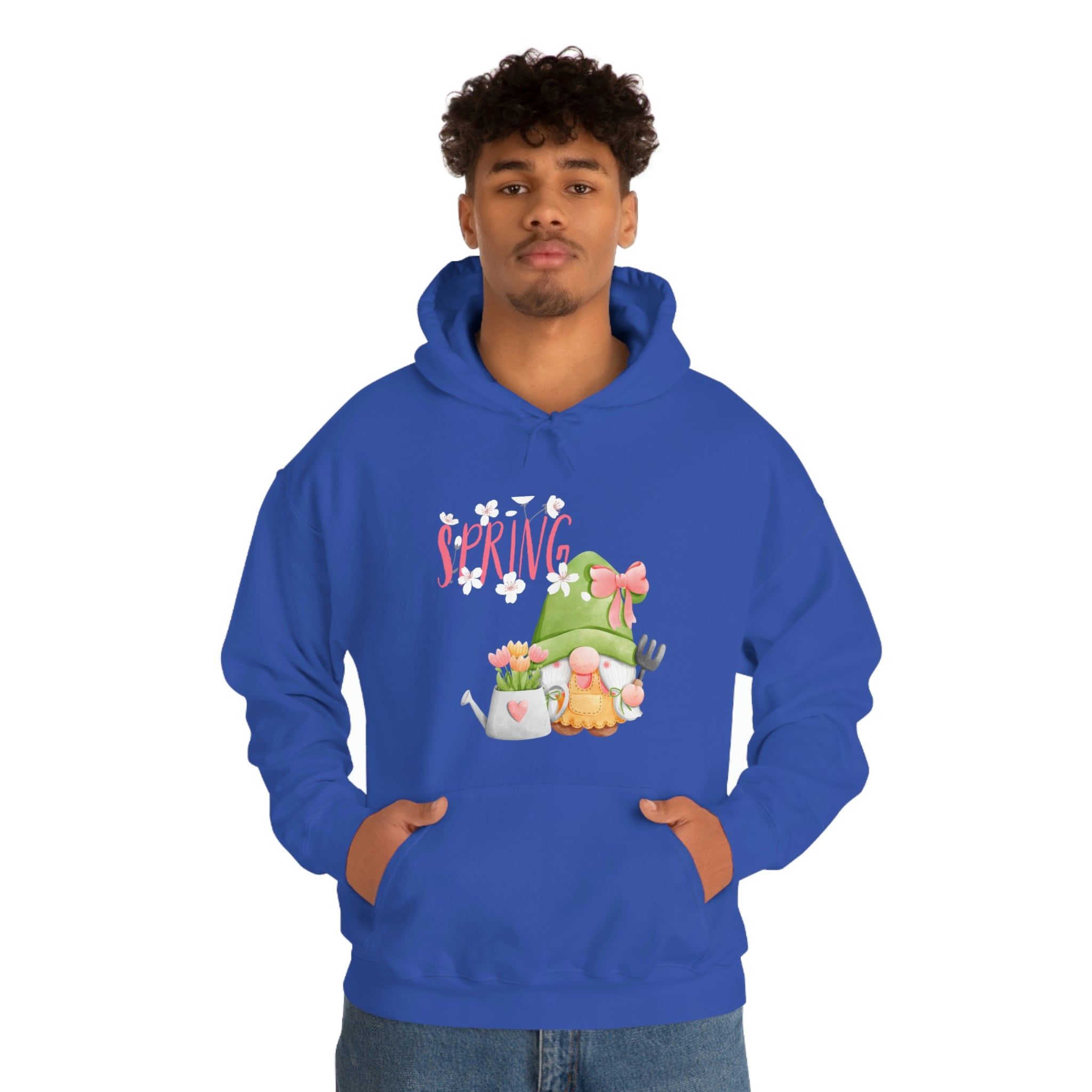 Gnome Happy Spring Unisex Heavy Blend™ Hooded Sweatshirt