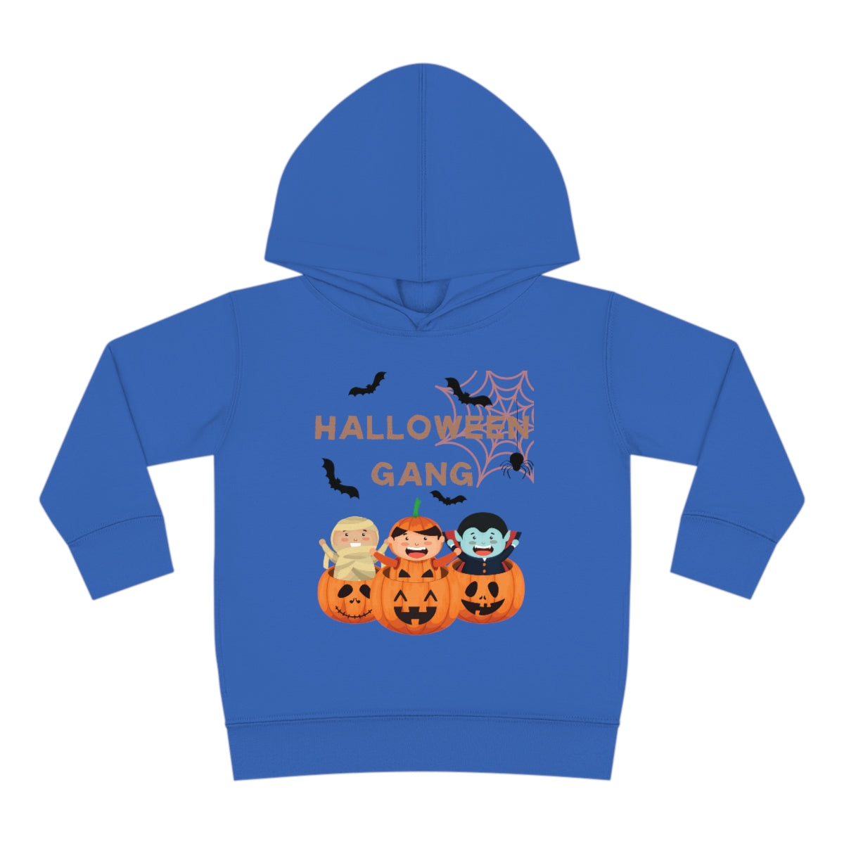 Happy Halloween Pumpkin Gang Toddler Pullover Fleece Hoodie