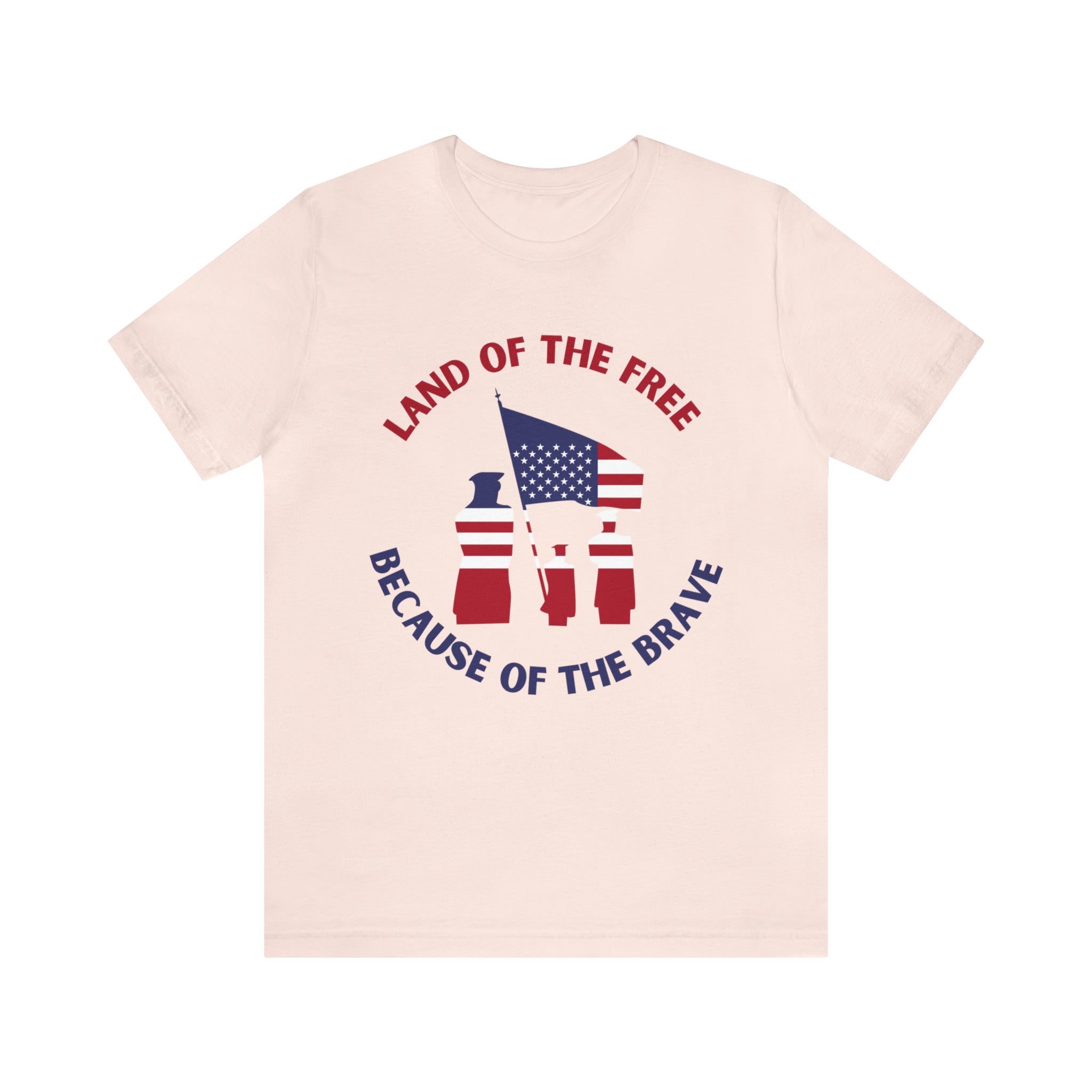 Memorial Day Land Of The Free Unisex Jersey Short Sleeve Tee