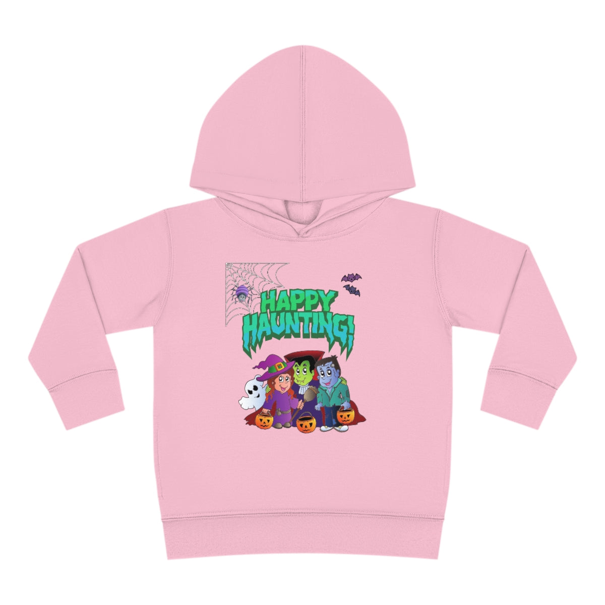 Happy Haunting Toddler Pullover Fleece Hoodie