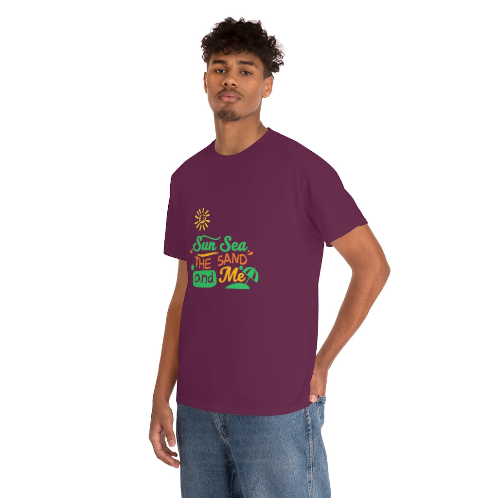 Sun Sea The Sand and Me Unisex Heavy Cotton Tee