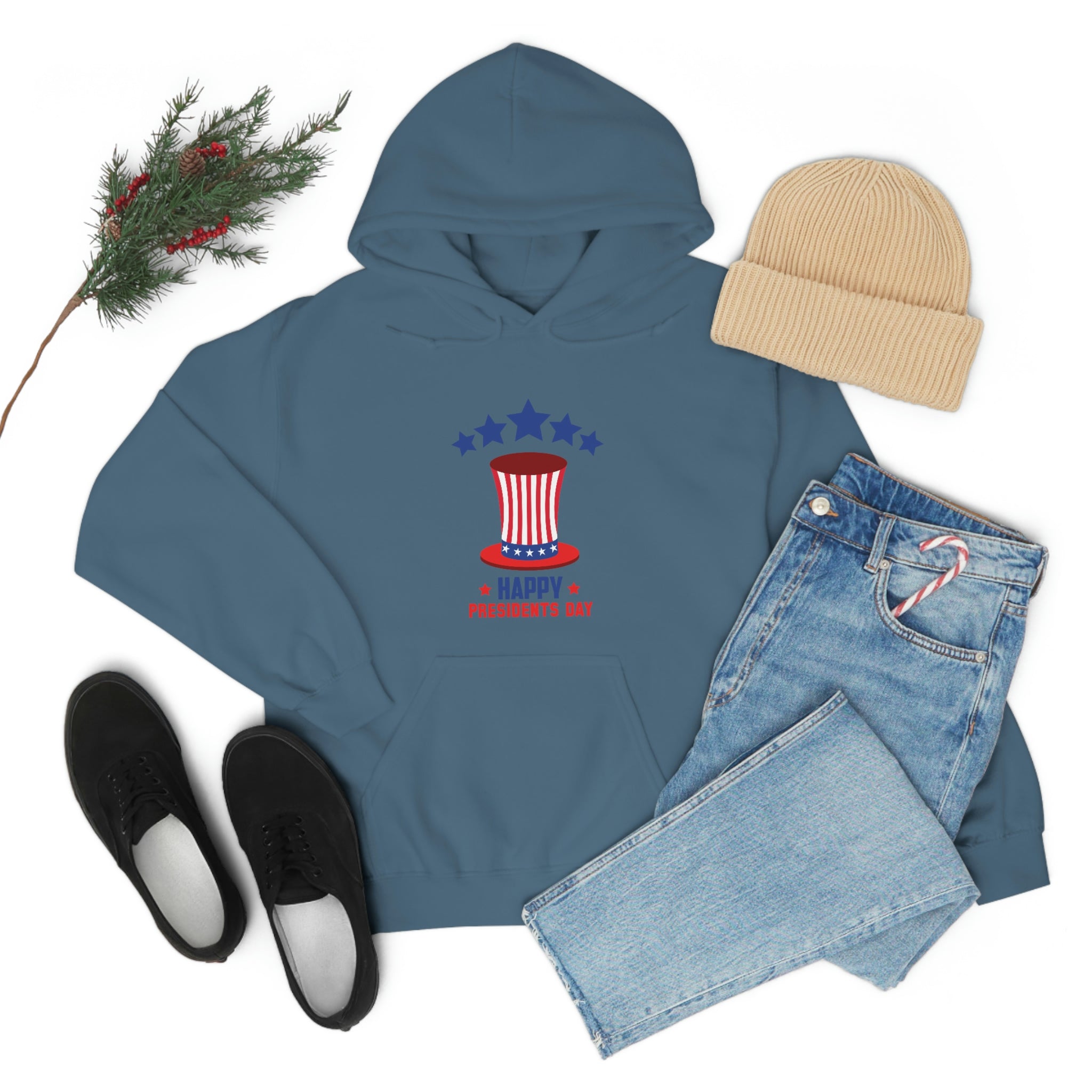 Happy President's Day Hat Unisex Heavy Blend™ Hooded Sweatshirt