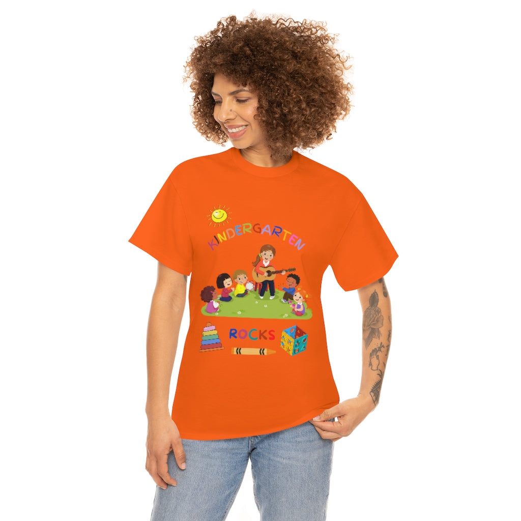 Kindergarten Rocks Unisex Heavy Cotton Tee