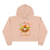 Peace Love Turkey Crop Hoodie