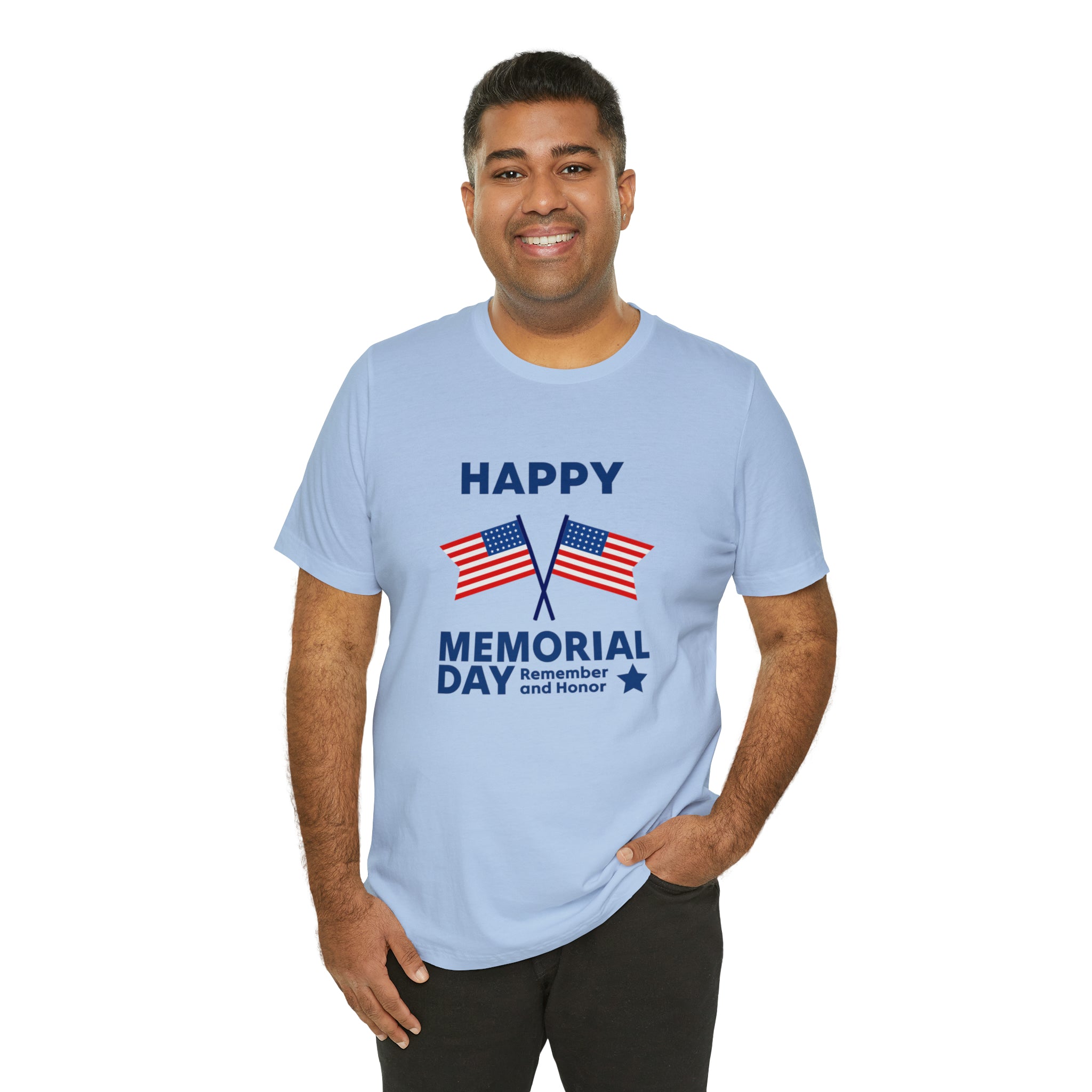 Happy Memorial Day Unisex Jersey Short Sleeve Tee