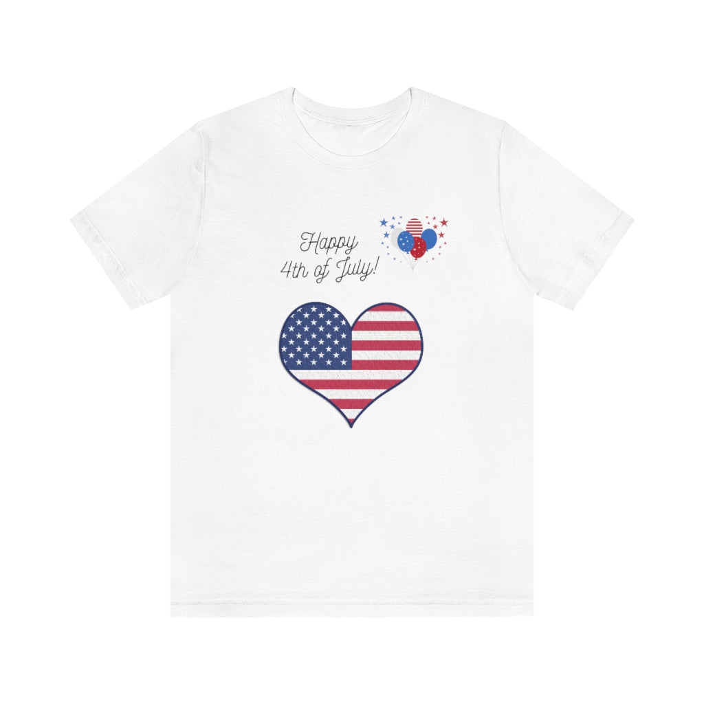 Happy 4th of July Unisex Jersey Short Sleeve Tee