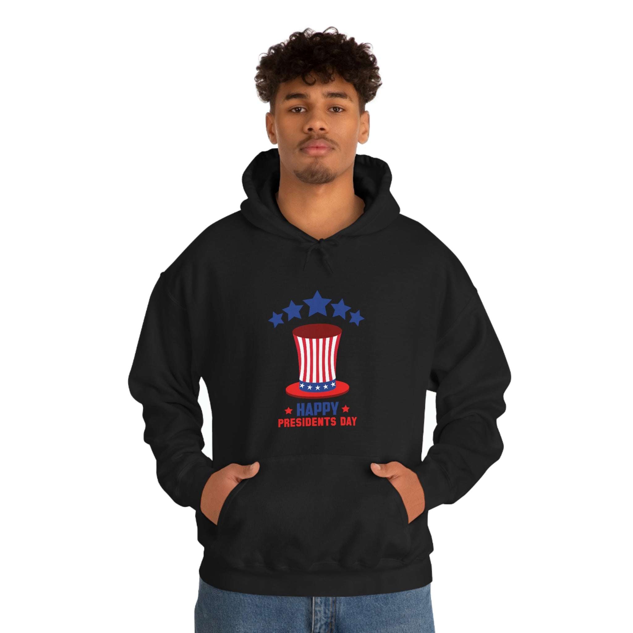 Happy President's Day Hat Unisex Heavy Blend™ Hooded Sweatshirt