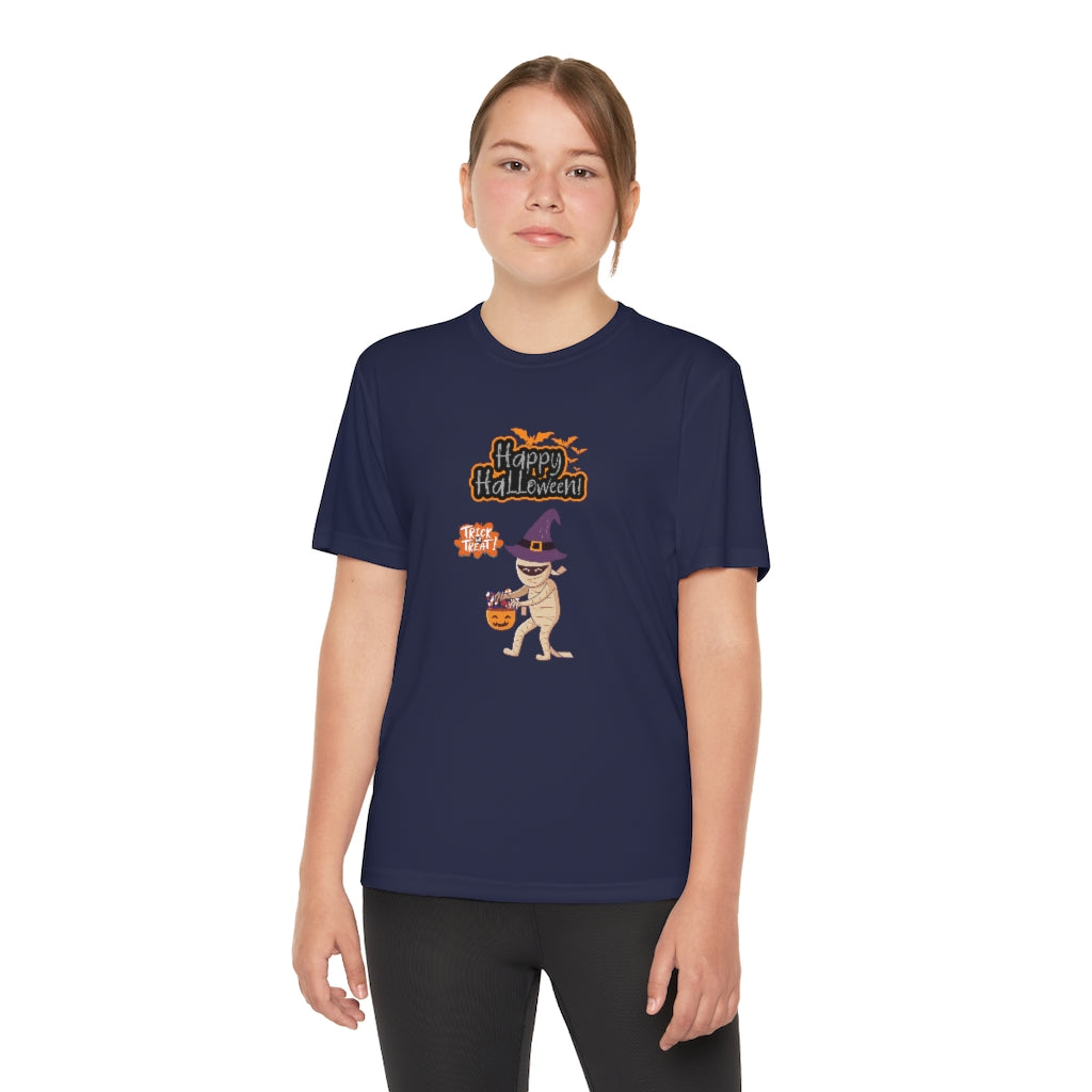Happy Halloween Mummy Youth Competitor Tee