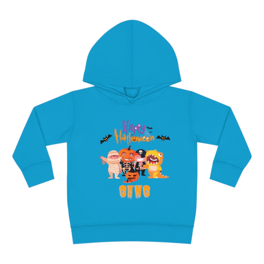 Happy Halloween Gang Toddler Pullover Fleece Hoodie