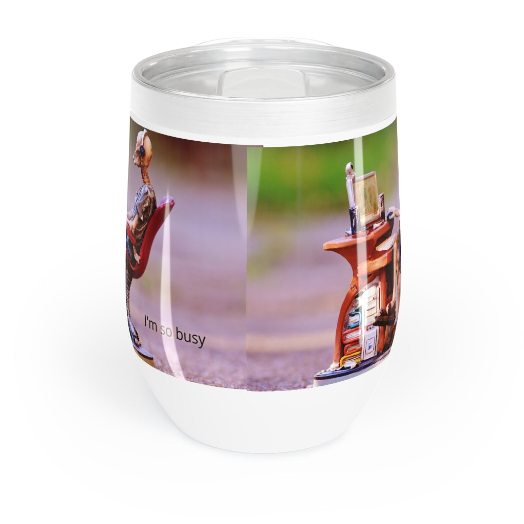 Merry Christmas Chill Wine Tumbler