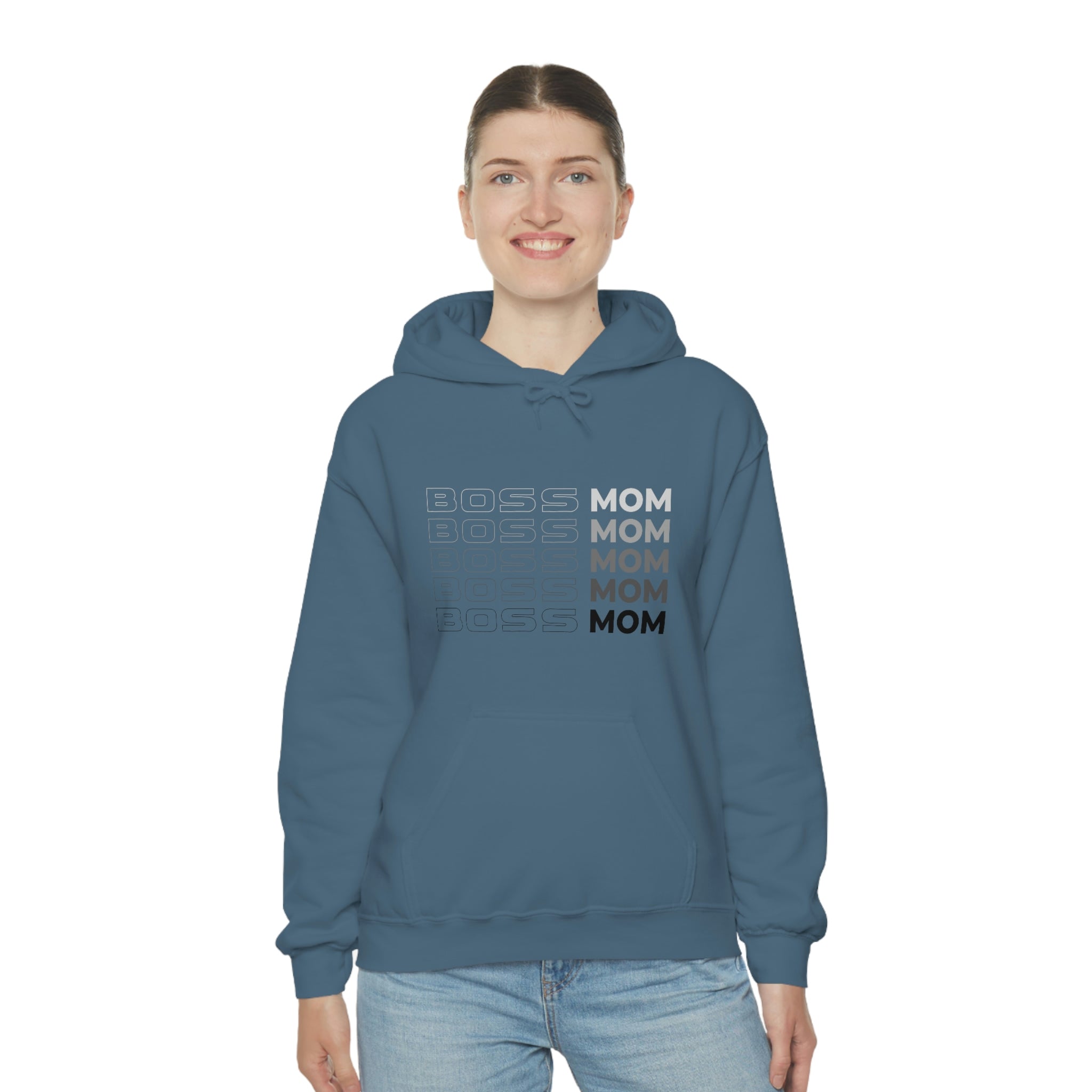 Boss Mom Unisex Heavy Blend™ Hooded Sweatshirt