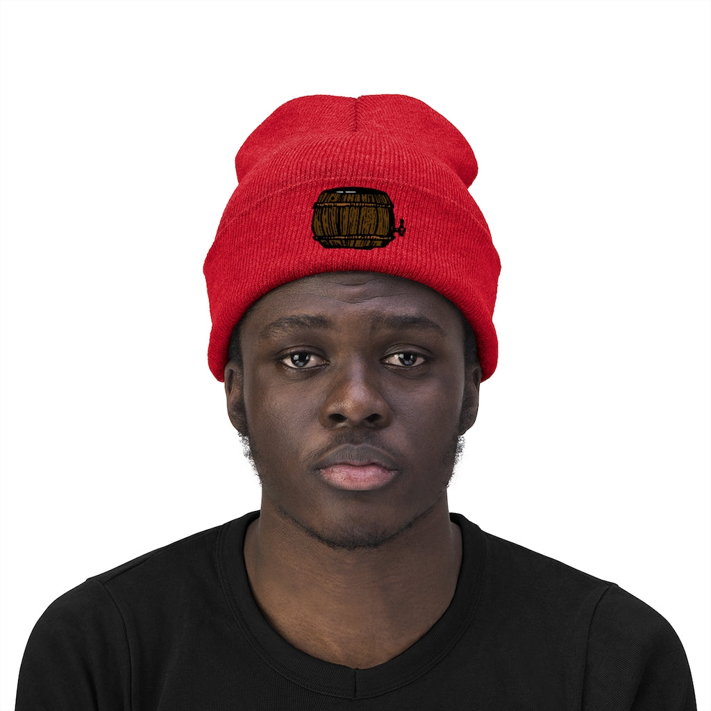 Keg Barrel Knit Beanie