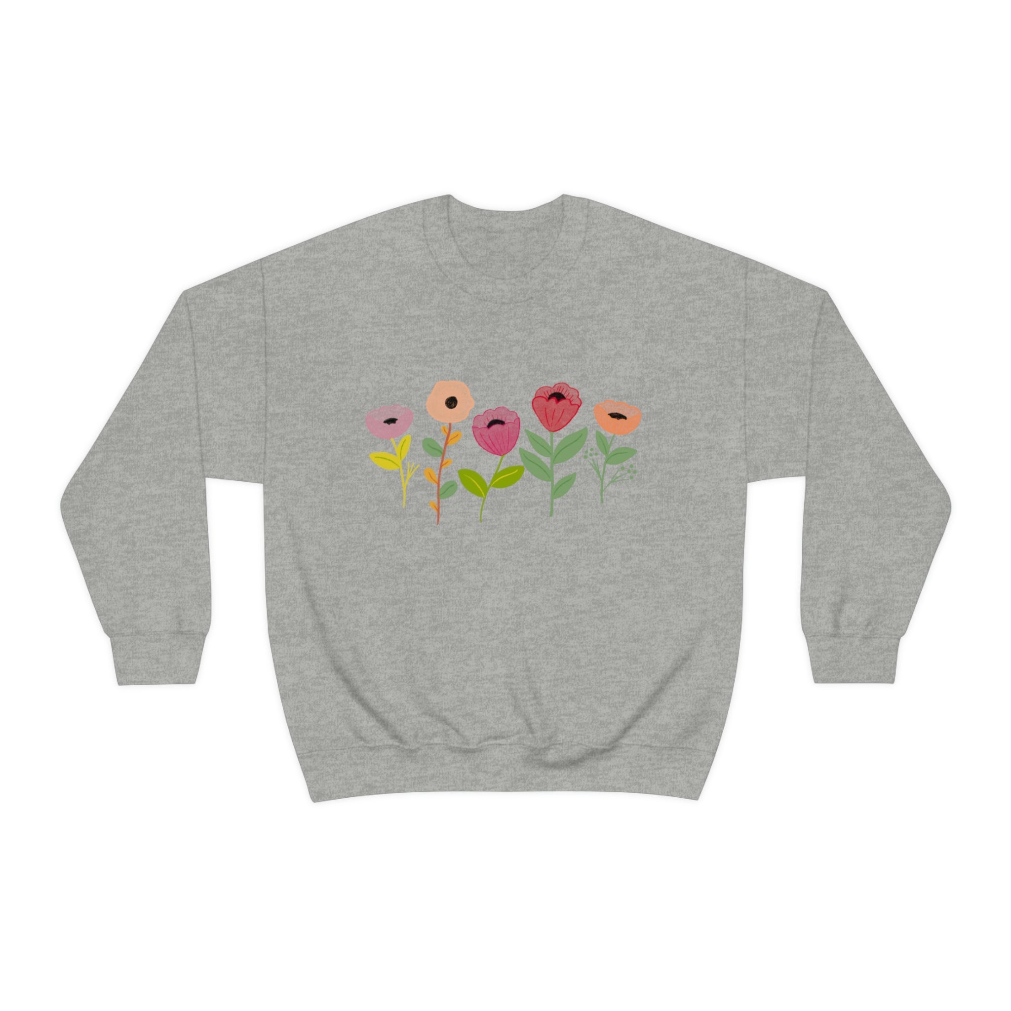 Spring Flowers Unisex Heavy Blend™ Crewneck Sweatshirt