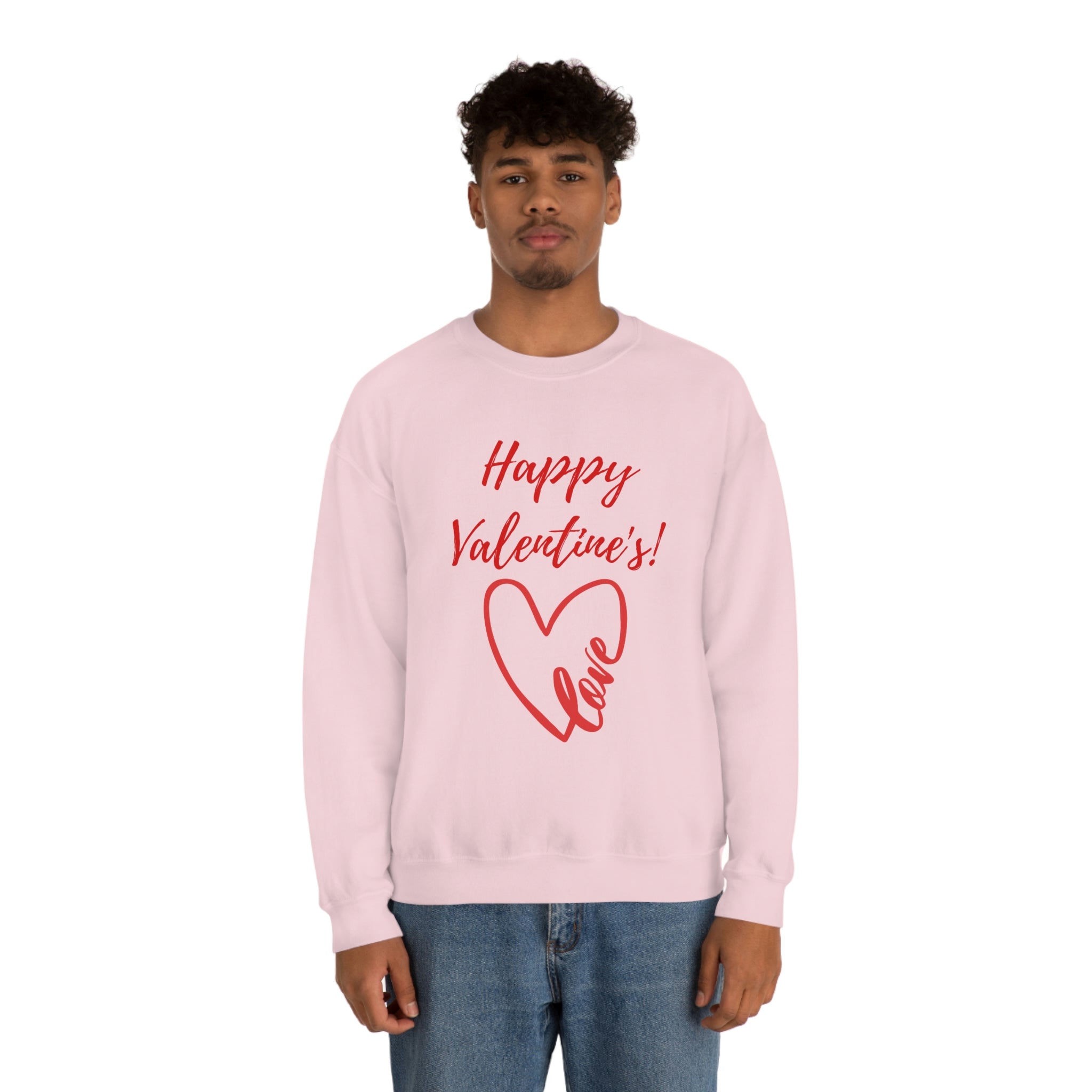 Happy Valentine's Love! Unisex Heavy Blend™ Crewneck Sweatshirt