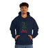 Merry Christmas Tree Unisex Heavy Blend™ Hooded Sweatshirt