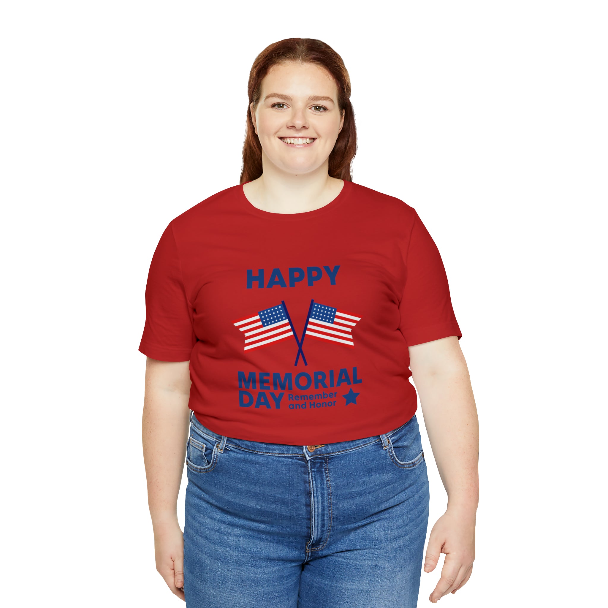Happy Memorial Day Unisex Jersey Short Sleeve Tee