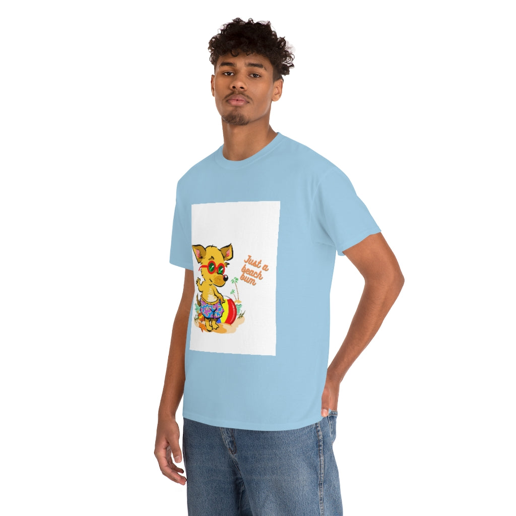 Just A Beach Bum Unisex Heavy Cotton Tee