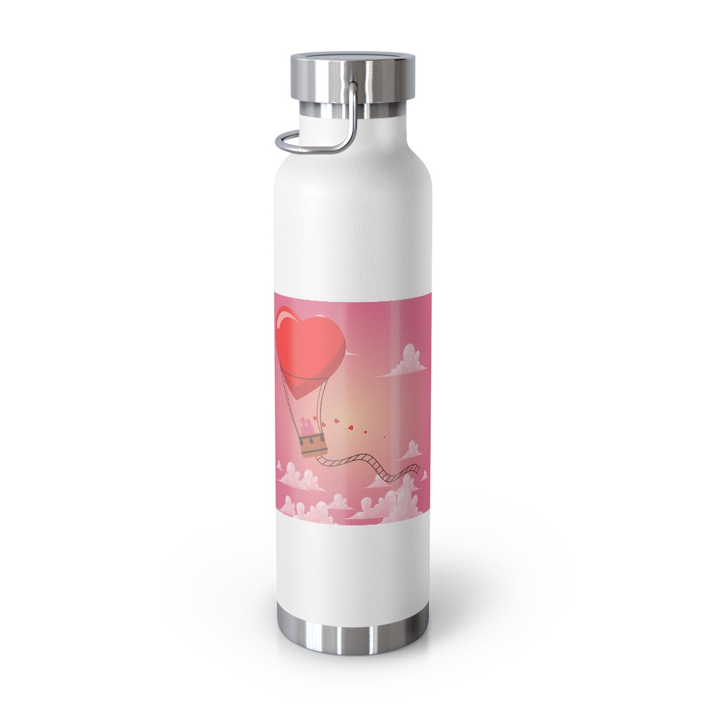 Happy Valentines Day 22oz Vacuum Insulated Bottle