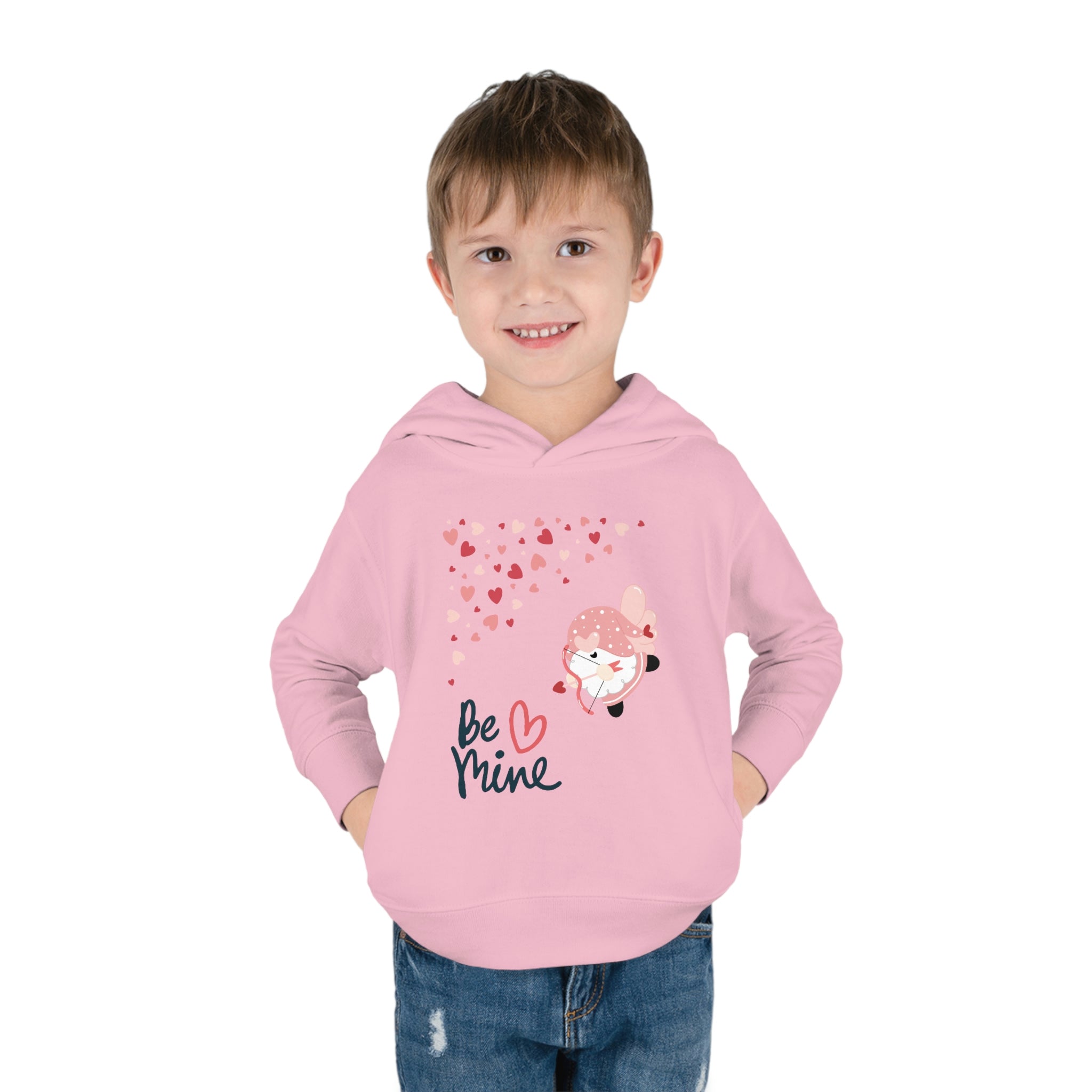 Be Mine Gnome!! Toddler Pullover Fleece Hoodie