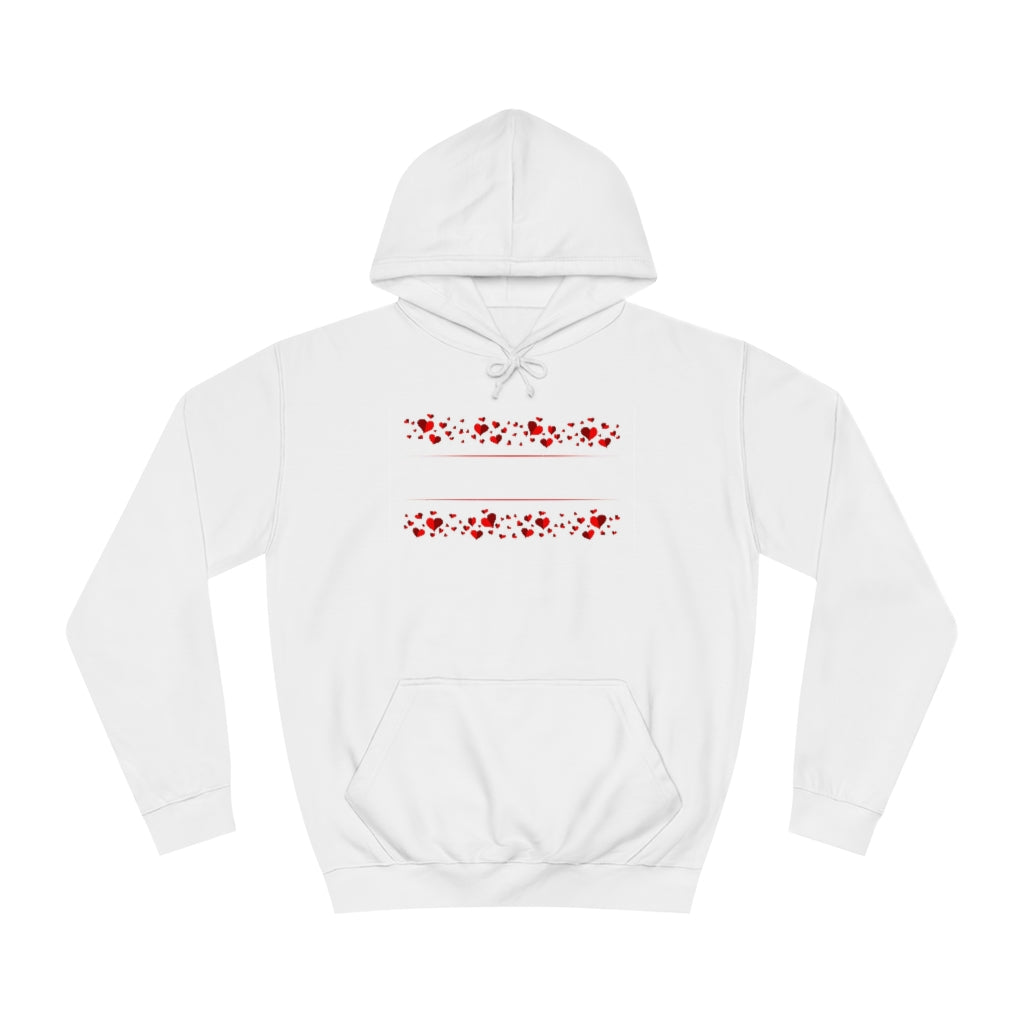 Hearts Unisex College Hoodie