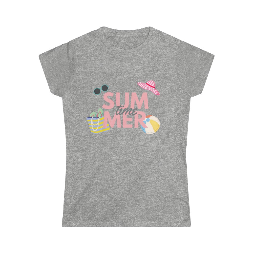 Summer Time Women's Softstyle Tee