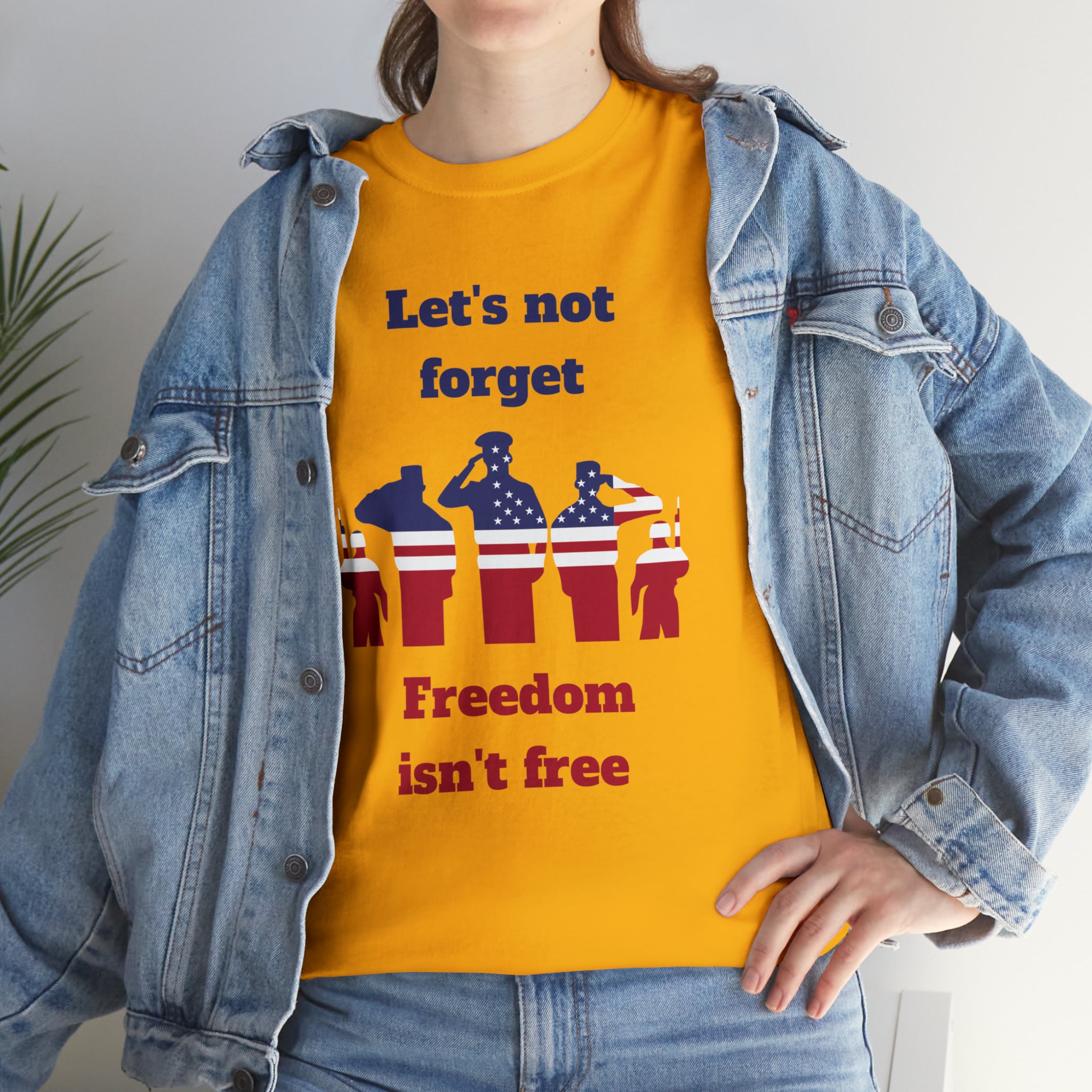 Memorial Day Freedom Is Not Free Unisex Heavy Cotton Tee