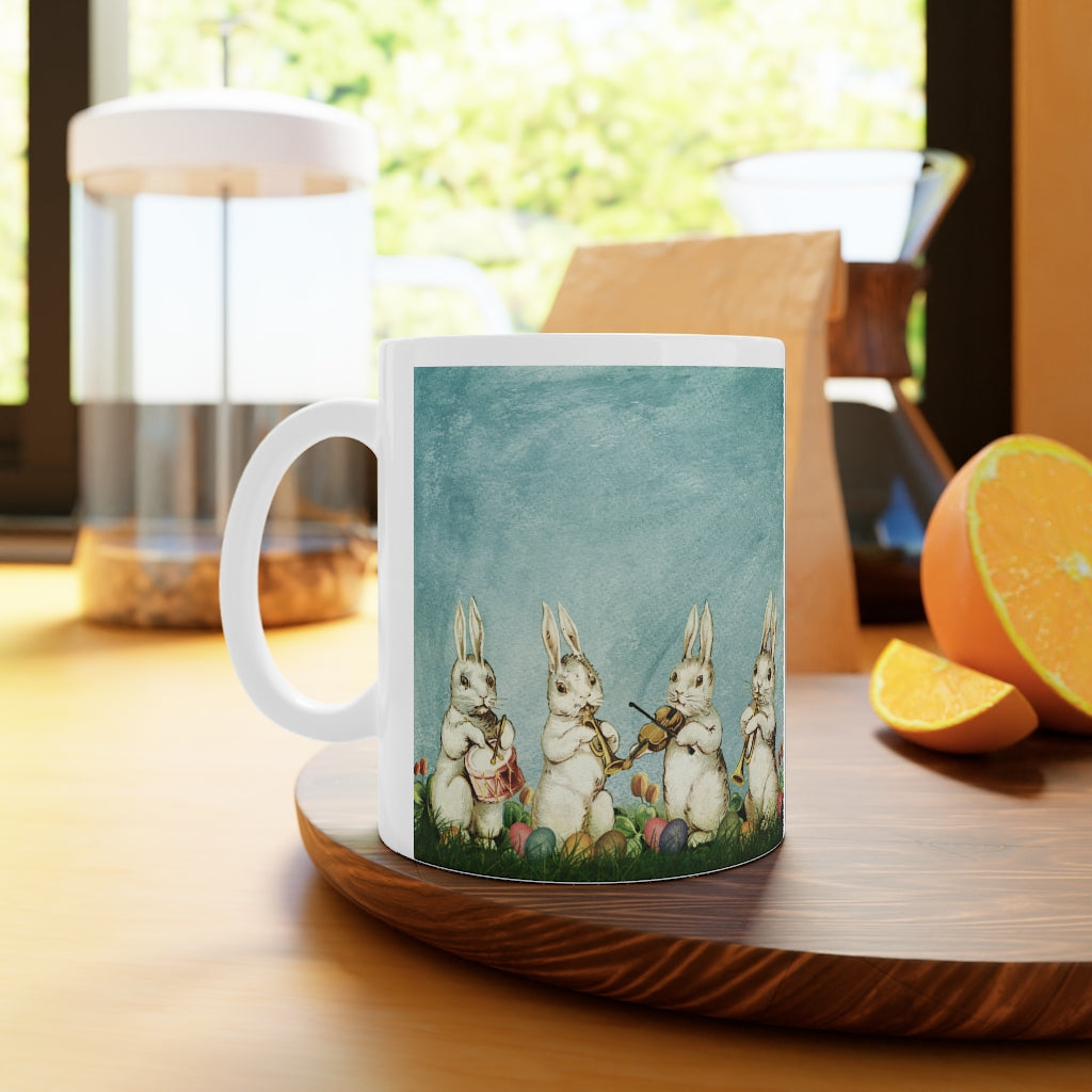 Happy Easter White Ceramic Mug, 11oz and 15oz