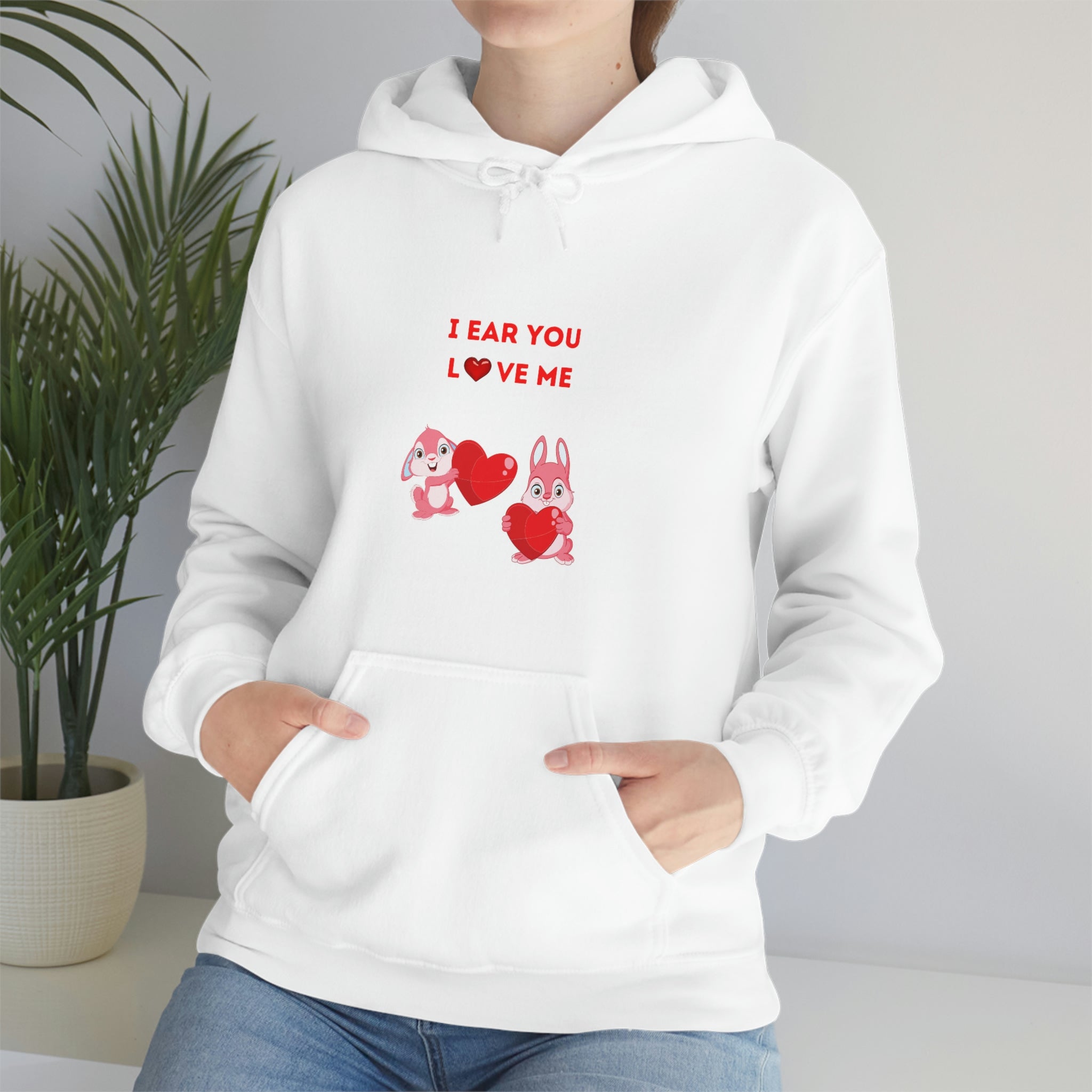 I Ear You Love Me Unisex Heavy Blend™ Hooded Sweatshirt