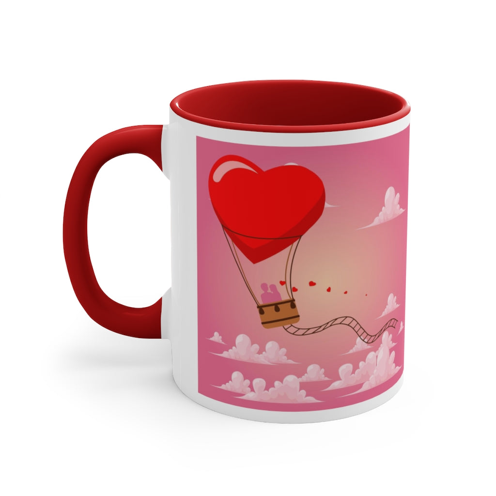 Happy Valentine's Day Accent Mug