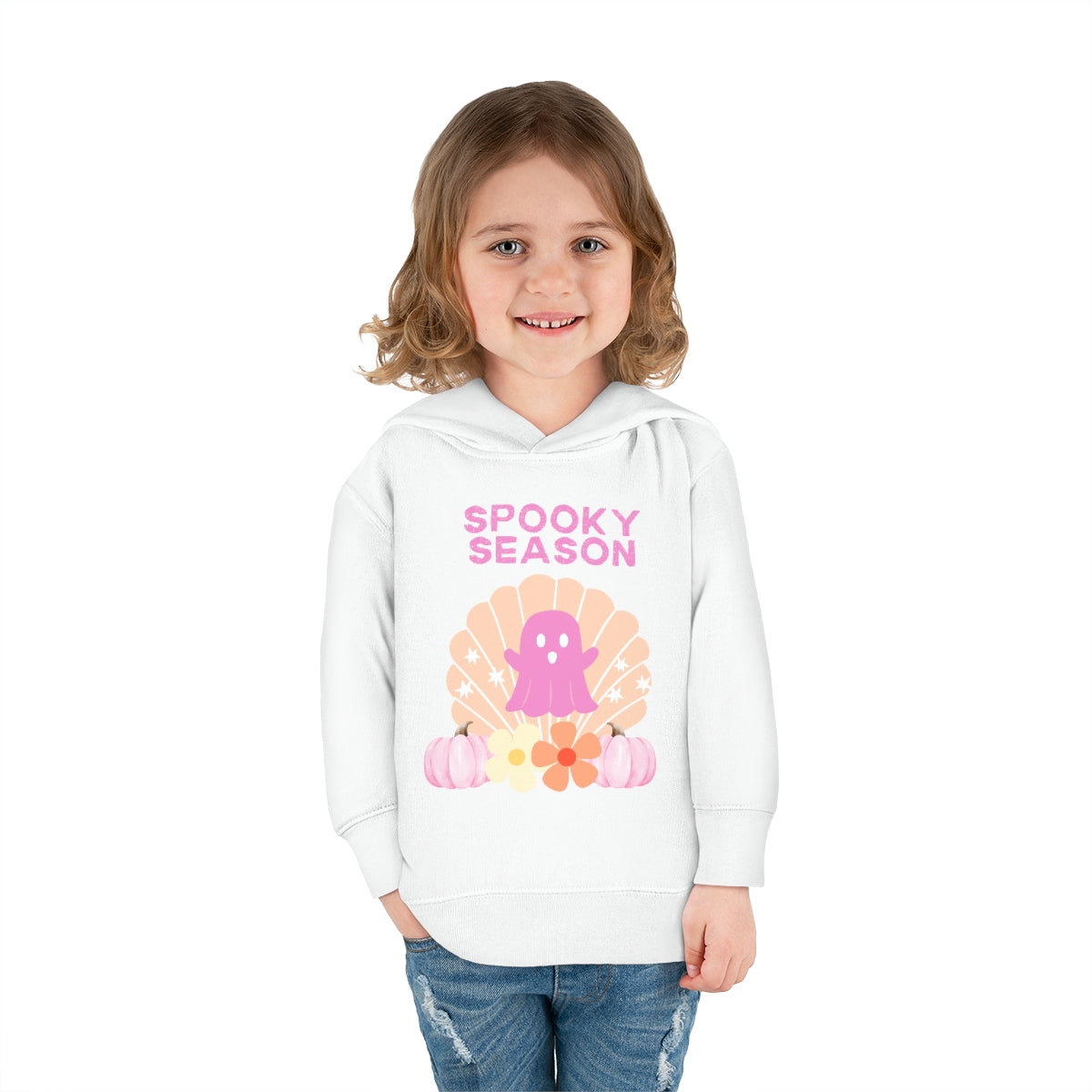 Spooky Season Toddler Pullover Fleece Hoodie