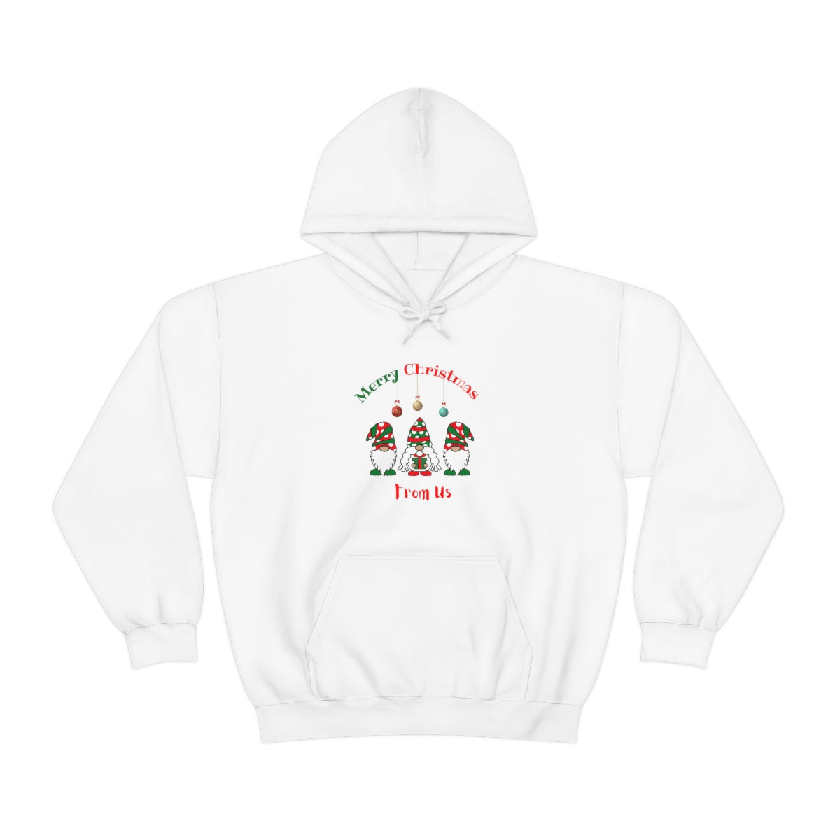 Gnomes Merry Christmas  Unisex Heavy Blend™ Hooded Sweatshirt